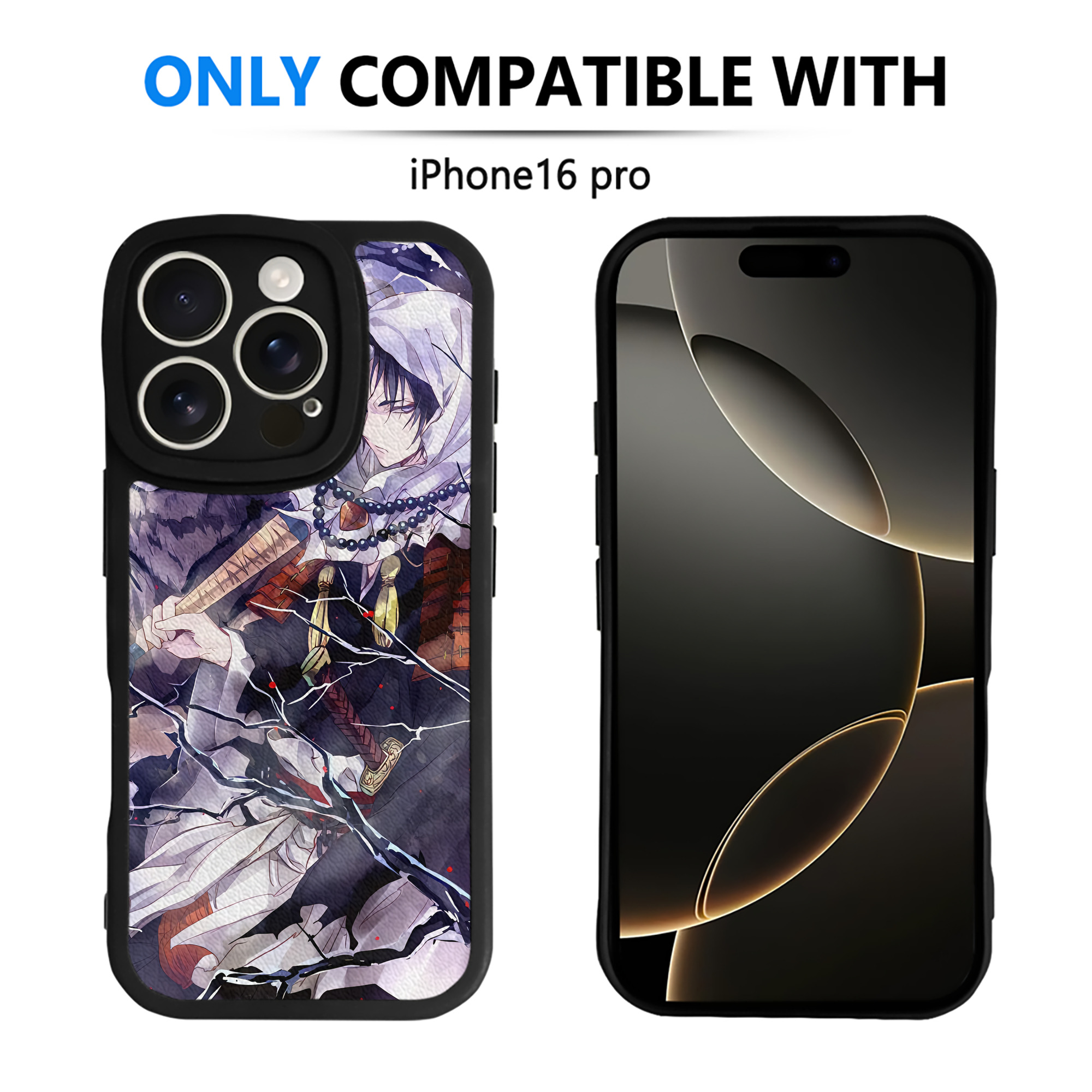 （画像用） 刀剣乱舞 Touken Ranbu 【iPhone 16シリーズ対応】シリコンスマホケース（レザー調） 材質：シリコン